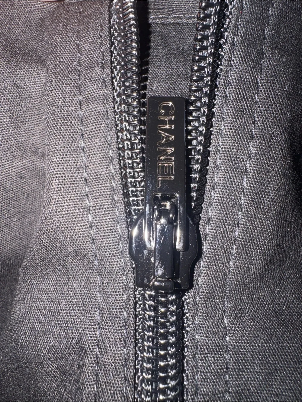CHANEL Black Men’s Garment Travel Bag with White Logo